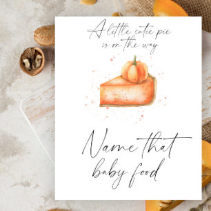 Poster Torta de abóbora - nome aquele alimento para bebês