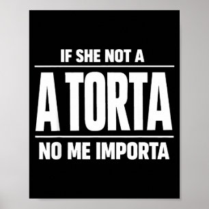 Poster Torta engraçada meme se não for uma torta não me i