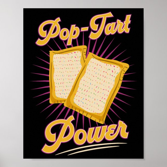 Poster Torta Pop Pré-treino de Fisiculturismo Poder Exerc (Frente)