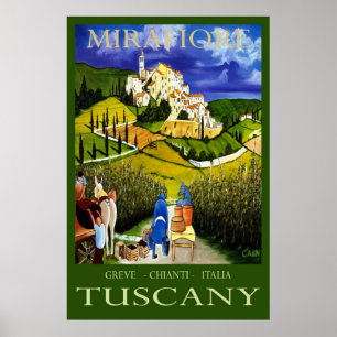 POSTER TOSCÂNIA