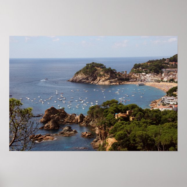 Pôster TOSSA DE MAR. Cidade localizada em Costa Brava. (Frente)