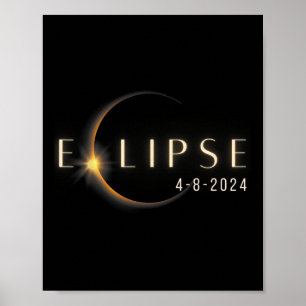 Poster Total 04 08 24 Eclipse Solar Total 2024