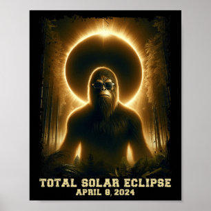 Poster Total abril 8 2024 Eclipse solar total