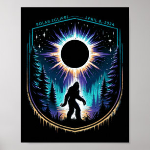 Poster Total abril 8 2024 Eclipse Solar Total 1