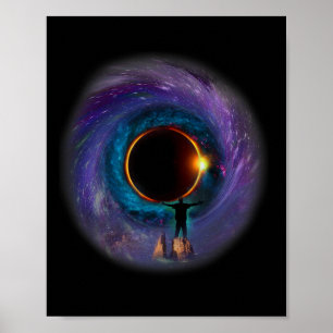 Poster Total de Eclipes Solares da América, Primavera 4.0