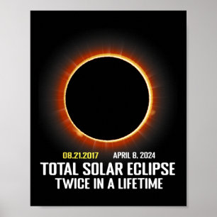 Poster Totalidade 2024 Eclipse Solar Total Men Boy Gi