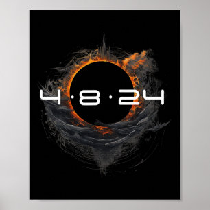 Poster Totalidade Primavera 2024 4-8-2024 Eclipse Solar T