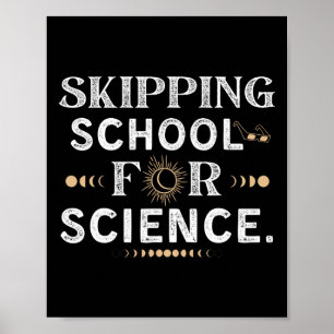 Poster Totalit do Solar Eclipse 2024 da Escola