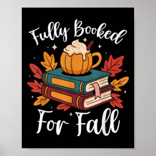 Poster Totalmente Reservado Para Livros De Queda Outono