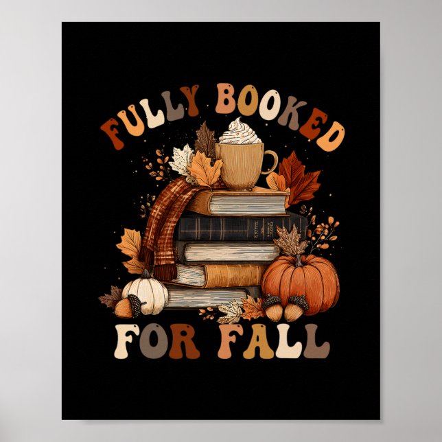 Poster Totalmente Reservado Para Outono Livros 1  (Frente)