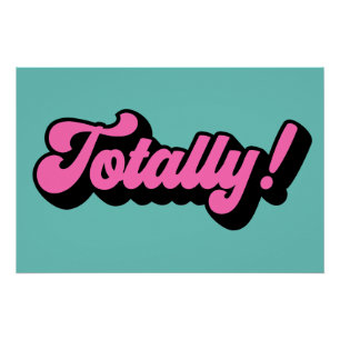 Pôster Totalmente Retro Oitenta Diapositivos