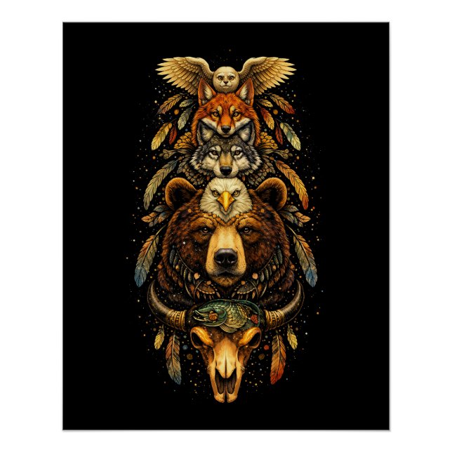 Pôster Totem Ascendente (Frente)