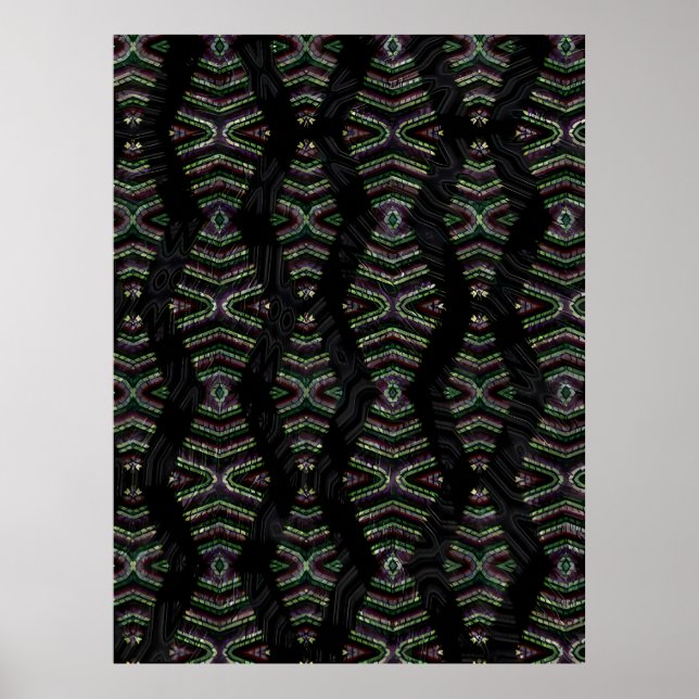 Poster Totem - Ken Gage Abstrato Art (Frente)