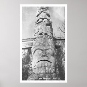 Pôster Totem pólo do Alasca 1912