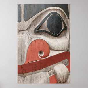 Poster Totens no Museu do Centro de Patrimônio Haida