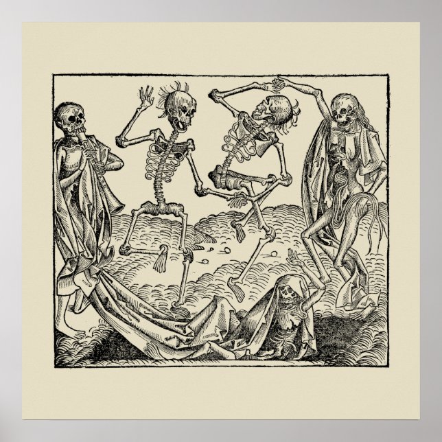 Poster Totentanz / Dança de macabro (Frente)