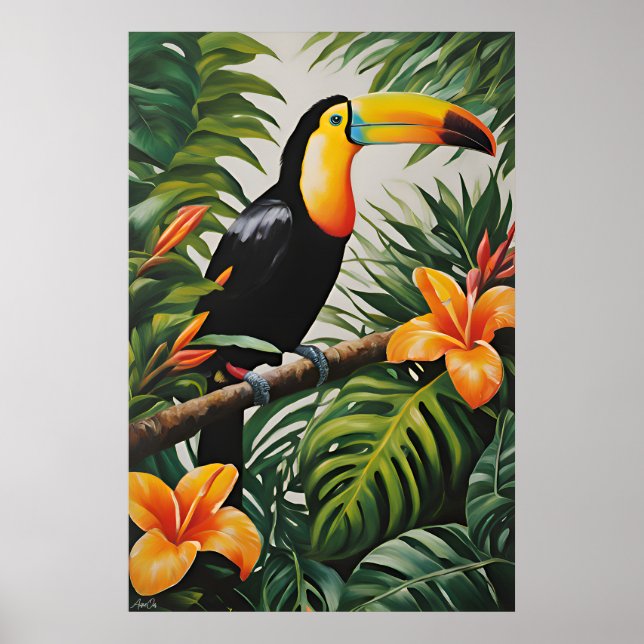 Pôster | Toucan | Arte (Frente)