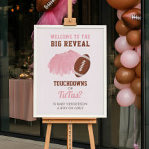 Touchdowns ou Tutus Gender Welcome