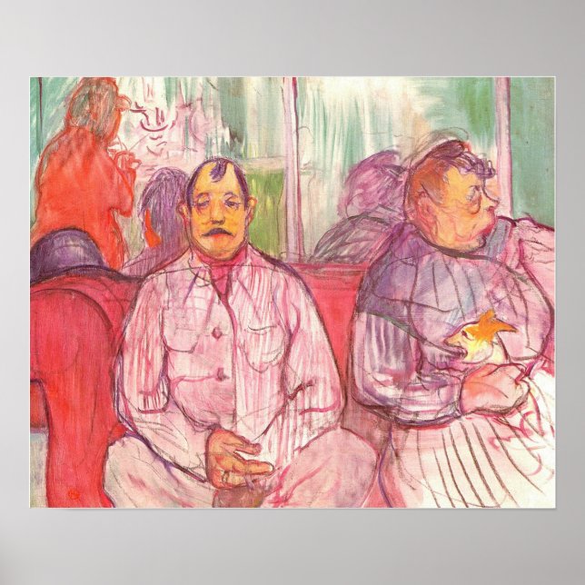 Poster Toulouse-Lautrec - Administradores de Bordel Casad (Frente)