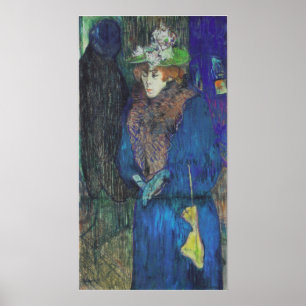 Poster Toulouse-Lautrec - Avril No Rouge 1892