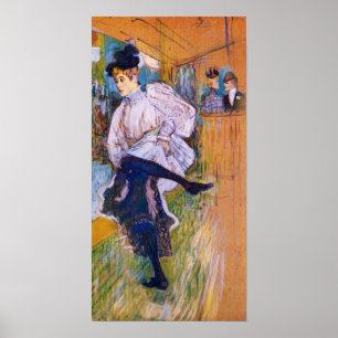 Pôster Toulouse-Lautrec - Danças de Jane Avril