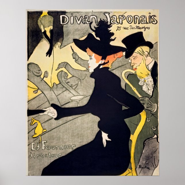Poster Toulouse-Lautrec - Divan Japonês (Frente)