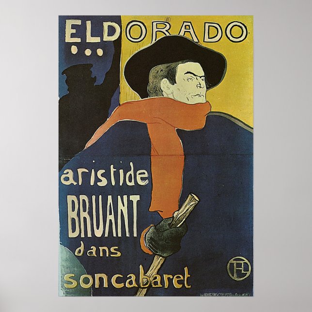Poster Toulouse-Lautrec - Eldorado 1892 (Frente)