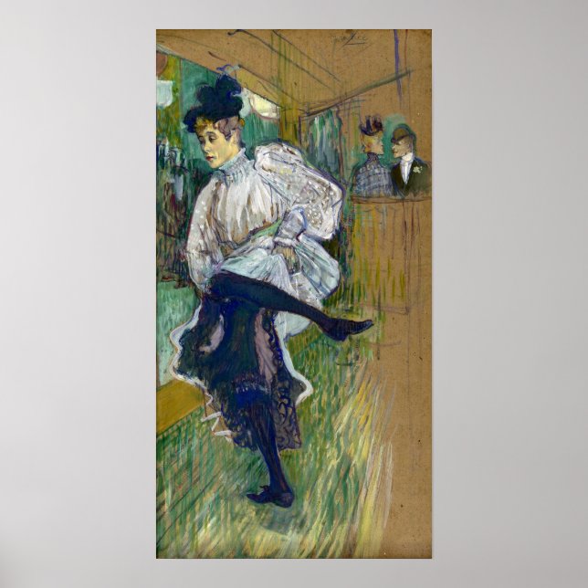 Poster Toulouse-Lautrec - Jane Avril Dancing (Frente)