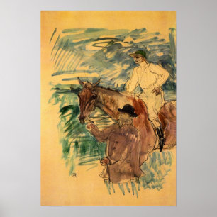 Poster Toulouse-Lautrec - jóquei 3