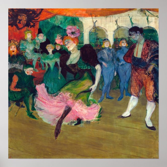 Poster Toulouse-Lautrec - Marcelle Lender, Dançando Boler (Frente)