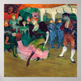 Poster Toulouse-Lautrec - Marcelle Lender, Dançando Boler