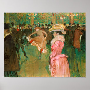 Poster Toulouse-Lautrec - Na Rota, A Dança