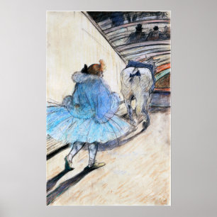 Poster Toulouse-Lautrec - No Circo, Entrando No Ri...