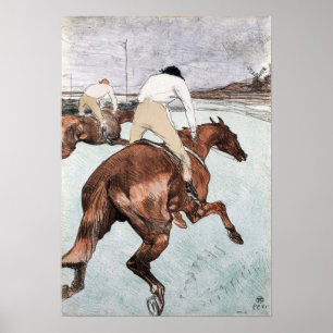 Poster Toulouse-Lautrec - O Jockey