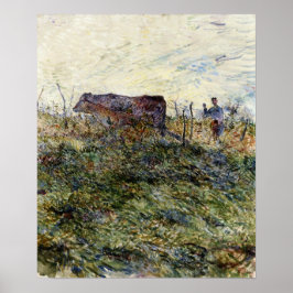 Poster Toulouse-Lautrec - Trabalho Entre As Vinhas 1883