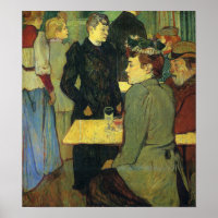 Toulouse-Lautrec - Um canto do Moulin