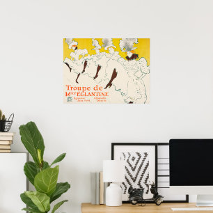 Poster Toupe de Mademoiselle Eglantine, Toulouse Lautrec