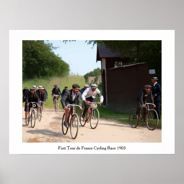 Poster Tour de France 1903 First Race Color Redux (Frente)