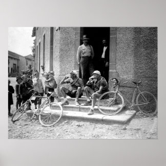 Poster Tour de France 1921 After The Stage Beer Time