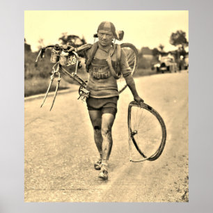 Poster Tour de France 1928 Palco 7 Giusto Cerutti italian