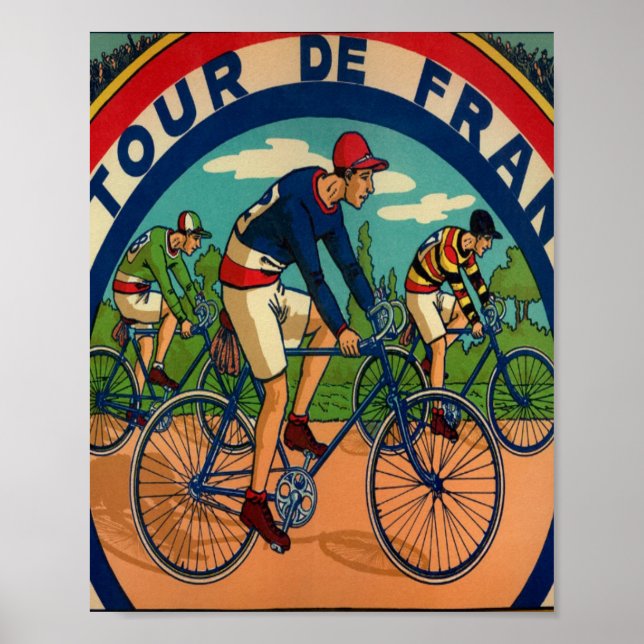 Poster Tour De France Vintage (Frente)
