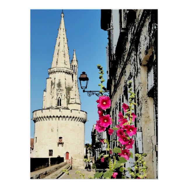 Pôster Tour de La Lanterne, La Rochelle, França (Frente)