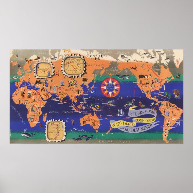 Poster Tour du Monde (Frente)