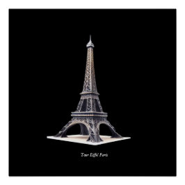 Pôster Tour Eiffel Paris France