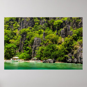 Poster Tourist At Bacuit Archipelago