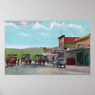 Pôster Tourists Departing for Tijuana Scene