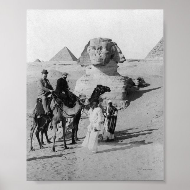 Poster Tourists Traveling by Sphinx (Frente)