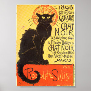 Poster Tournée du Chat Noir