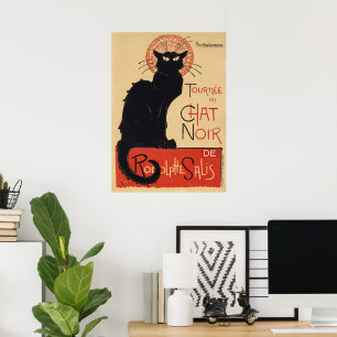 Poster Tournee du Chat Noir, Vintage Art Nouveau