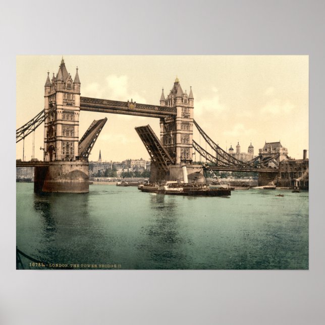 Poster Tower Bridge I, Londres, Inglaterra (Frente)